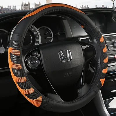 Leather Steering Wheel Cover