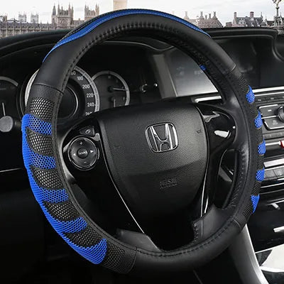 Leather Steering Wheel Cover