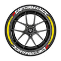 3D Tire Stickers Set