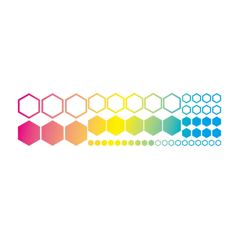 Honeycomb Vinyl Decals Set