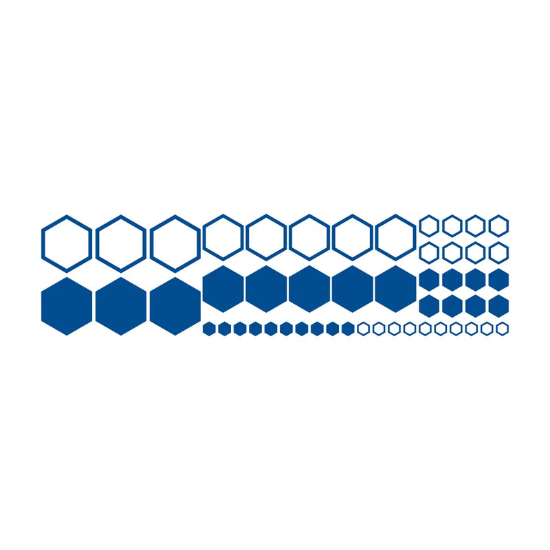 Honeycomb Vinyl Decals Set