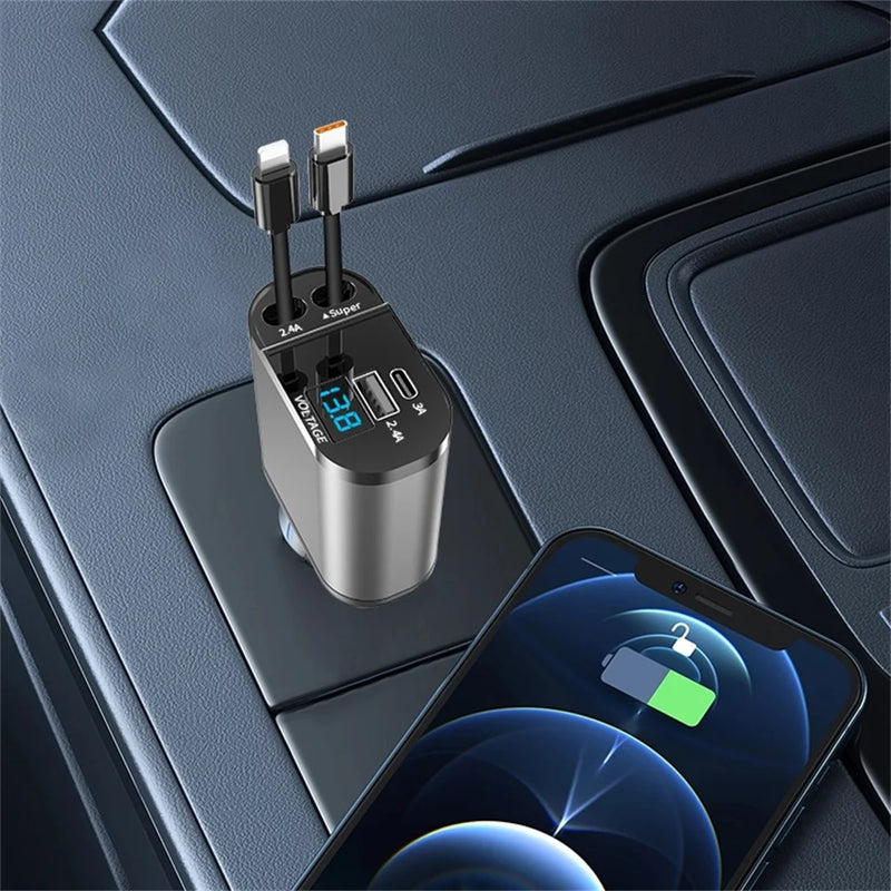4-in-1 Car Charger