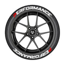 3D Tire Stickers Set
