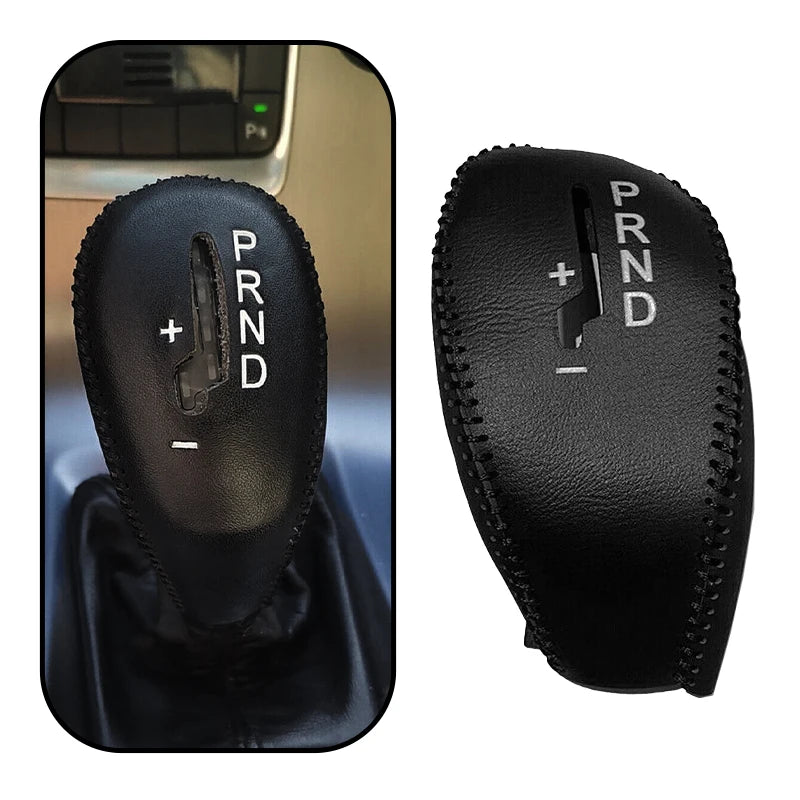Hand Sewn Leather Gear Shift Knob Cover