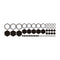 Honeycomb Vinyl Decals Set
