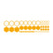 Honeycomb Vinyl Decals Set
