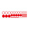 Honeycomb Vinyl Decals Set