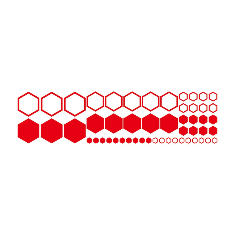 Honeycomb Vinyl Decals Set