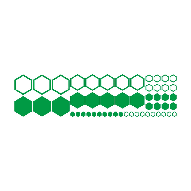 Honeycomb Vinyl Decals Set