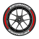 3D Tire Stickers Set
