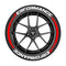 3D Tire Stickers Set