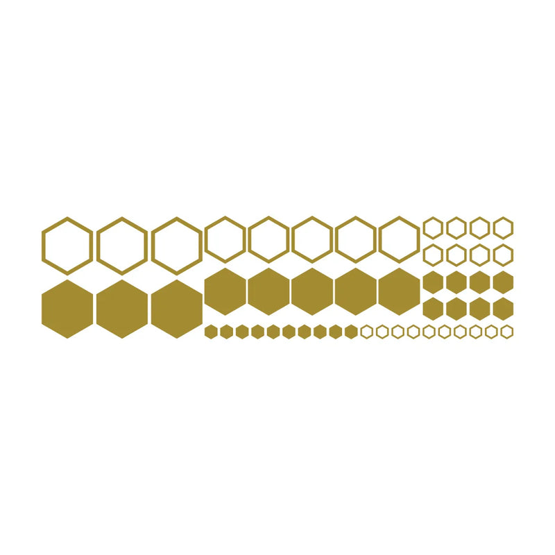 Honeycomb Vinyl Decals Set