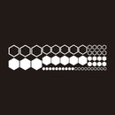 Honeycomb Vinyl Decals Set